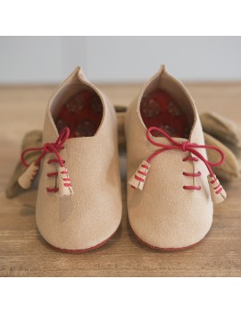 Sapato bebé Marsi beige/red