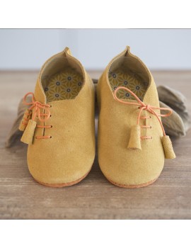 Sapato bebé Marsi ocra/orange